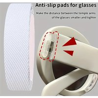 100Cm Anti-Slip Anti-Fall Sticker for Glasses,Special for Frame Connection, Narrowing Leg Distance Improving Wearing Stability