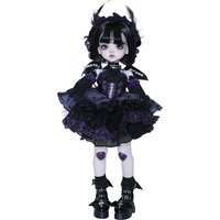 ShugaFairy 1/6 BJD Doll Edith Full Set Black & Purple Little Demon with Skull Joints and Dress High Quality Anime Resin Figure