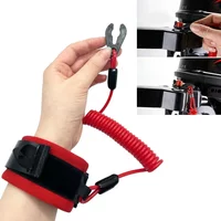 For Yamaha Suzuki Honda Boat Outboard Switch Engine Motor Lanyard Kill Urgent Stop Button Safety Connector Cord Compatible
