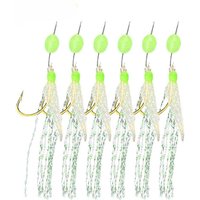 In Stock High Quality Ultra Bright Luminous Glow Sabiki Rig Realistic Bionic Soft Bait Whitefish Bass Perch Fresh Salt Tackle