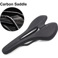 Super Light Carbon bike Saddle MTB Road T800 Carbon Fiber Bicycle Seat Comfortable Leather EVA Cycling Racing Cushions