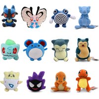 Poliwhirl Charmander Charmander Togepi Snorlax Snorlax Marill Gyarados Gastly Butterfree Plush Toys Stuffed Collection Doll