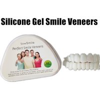 SowSmile Soft Silicone Gel Dental Oral Upper Lower Fake False Teeth Cover Perfect Smile Veneers Dentures Braces Equipment Mold