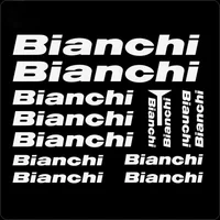 28CM1SET Bianchi Style Bicycle Sticker, Waterproof Vinyl Decal for Bike Frame, Multiple Colors Available