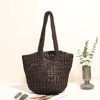 Women's Handbag 2026 New Handmade Weaving Travel Tote Buckets Bag Large Capacity Single Shoulder Underarm Bag