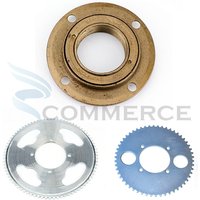 Rear Free Wheel Non Tooth 4 Holes Clutch Bearings For 47cc 49cc Mini Dirt Bikes Motorcycle Electric Scooter Rear Sprocket