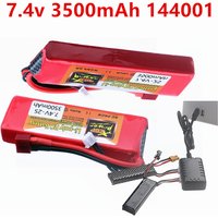 2S 7.4V 3500mAh LiPo Battery For Wltoys 144010/12428/124019/124018/124016 1/14 1/10 RC Racing Car Battery 7.4V Toys Battery