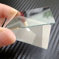 50x50mm Optical Beamsplitter Mirror Semi-Transmissive Semi-Reflective Glass