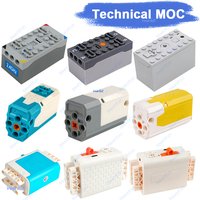 Rechargeable Lithium Battery Box Multi Function Speed Adjust Control Power Up Car Train Motor MOC Legoeds Technical Bricks Toys