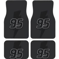 4pcs Car Floor Mats With An Exquisite Appearance Featuring The Iconic 95 Logo, Perfectly Designed With Patterns. Suitable For C