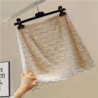 Fashion Bling Skirts High Waist Sequins And Beading A-line Mujer Mini Skirt Casual Sexy Women Clothe
