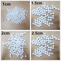 1/1.5/2/2.5/3cm white Modelling foam balls Craft Polystyrene Styrofoam balls Decorative Foam Round Balls