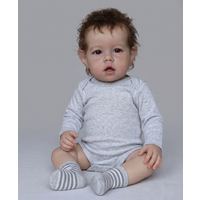 Liam 20-Inch Reborn Toddler Boy Doll - Realistic Lifelike Handmade with 3D Skin Visible Veins Rooted Hair Ideal Collectors Gift