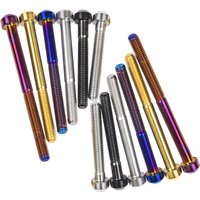 AliExpress YaRuiJia Yaruijia Titanium Bolt M5/M6x10/15/20/25/30/35/40/45/50/60/65/70/80mm Round Torx Head Screws for Bicycle Brake Part