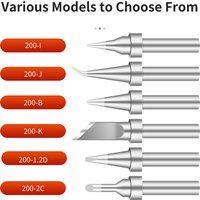 Wholesale 200 Series Electric Soldering Iron Tip Pure Copper Tools For High-Frequency Lead-free 203 205 Soldering Station