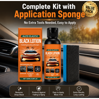 100ml Auto Plastic Black Lotion Car Plastic Parts Restorer Dashboard Tire Coating Agent Revitalizing Oxidation Faded Surface