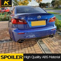 Pre-Painted Trunk Spoiler Compatible with 2006-2013 Lexus IS250 350 is-F, WALD Style ABS Trunk Boot Lip Wing Deck Lid Available