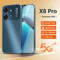 2026 HOT High Quality X8 Pro 6.8'' Global Version Dual Card Dual Standby 6800mAh Battery Intelligent System
