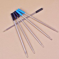 5/10pcs Metal Spiral Mouth Refills Roller Ballpoint Pen Business Ball Pen Refills Office School Supply Stationery