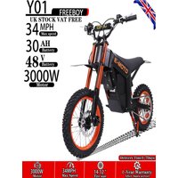 AliExpress FREEBOY New E-motorcycle Y01 3000W Motor 48V30AH Battery Outdoor off-road E-bike 14-12 inch tire Adult all-Terrain Electric Motorcycle