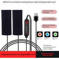 AliExpress NONE USB electric bike electric heating handle cover for riding, keeping warm and heating, motorcycle electric bike heater handle