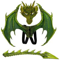 Costume de Dragon Cospty Animal, cadeau de noël pourim, ensemble de Cosplay de fête de carnaval, Costume de robinet d'aile et de queue