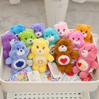 Genuine Care Bears Soft Plush Dolls Keychains Toys Small Pendant Back Hangings Christmas Birthday Graduation Gifts