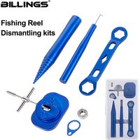 DIY Rollenreparatur-Werkzeugset: Spinn- und Baitcasting-Rollenlagerstift-Entferner, Spulendemontage-Schlüssel-Kit, Rollenwartungswerkzeug