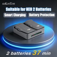 For DJI Neo 2 Drone Battery Two Ways Charging Hub LED Fast Charger Portable Power Bank For DJI Neo 2 Accessories