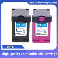 308XL Ink Cartridge Compatible For HP Envy 6120e 6130e 6165e 6520e 6530e DeskJet 2900 - Series Printers