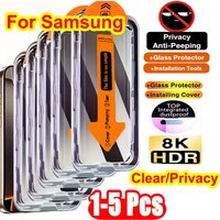 1-5Pcs HD Privacy Screen Protector For Samsung A56 5G A36 A55 A16 A26 A54 A52 A53 A15 A35 A06 S25 Ultra S24 S23 S22 Plus S24 FE