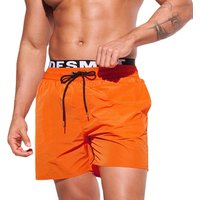 Desmiit Swimwear Men Swim Shorts Men's Beach Shorts Thin Waterpoof Boardshorts Man Gym Sport Surf Short Bathing Suit with Liner