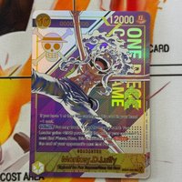 English Proxy One Piece Championship 26-27 Monkey.D.Luffy Serial Number Collectible Card OPCG Anime Gift