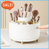 2026 Best-seller 360 Rotating Makeup Desktop Cosmetic Storage Box Organizer Large Capacity for Makeup Brush Pen Holder
