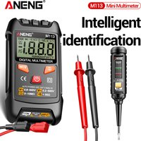 Smart Multimeter AC/DC Voltage ANENG M113+B15 Slotted Screwdriver Highlight Indicator Light Professional Electrician Tester Tool