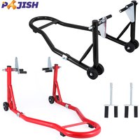 Wholesale Motor Bike Cycle Front Wheel Stand Lift Paddock Universal Muti-function Repairing Tools Folding Metal Lifting Support