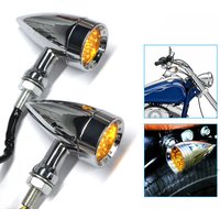 1 PCS Motorcycle LED Blinker Turn Signal Light For Suzuki Yamaha Honda Harley Indicator Lights Refit Retro Bullet Turning Lamp image 4