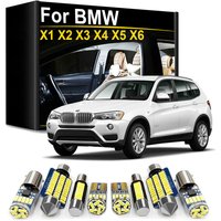Car LED Interior Dome Map Trunk Light Bulb Kit For BMW X1 E84 F48 X2 F39 X3 E83 F25 X4 F26 X5 E53 E70 X6 E71 Canbus Accessories