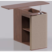 Adjustable Height 2-in-1 Modern Wood Cat House & End Table-Multifunctional With Hidden Pet Bed And Condo
