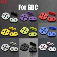 JCD 1set For Game Boy Color GBC Game Console Shell Housing Silicon Start Select Keypad Rubber Conductive Button A-B d-pad