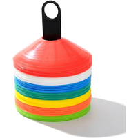 10/50PCS Soccer Disc Cones Set Soccer Training Pro Agility Discs Dish Sport Space Cones Football Training Equipment Ball Game