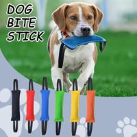 Pet Dog Bite Rope Tug Toy with 2pcs Soft and Sturdy Handles Durable Tugging Toy Sturdy Bite Pillow for Medium and Small Dogs