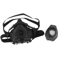 Tactical Respirator SOTR Mask Built-in Microphone Communication Special Operations Half-mask Replaceable Filter CS Airsoft Gear