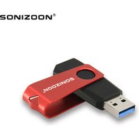 SONIZOON USB Flash Drive 128/64/32/16GB 3.0 PenDrive Memory Stick 삼성 Custom Logo Memoria USB Flash Drives Flash Drive