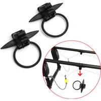 2pcs Carp Fishing Accessories Mini Line Clip Bobbin Fishing Alarm Indicator Swinger Carp Fishing Rod Terminal Tackle Equipment