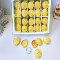 Slow Rebound Mini Crystal Soup Dumpling Toy Cute Bun Squeeze Vent Toy Stress Anxiety Relief Funny Desktop Prank Toy Crea