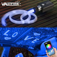 Starlight Headliner Kit, 16W Star Headliner kit Music/Voice Activated Star Lights for Car, Home | Bluetooth + Remote Control
