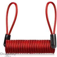 AliExpress 120CM Motorcycle Brake Disc Lock Scooter Reminder Cable Bicycle Spring Rope Bag Anti-Theft Cable Protection Alarm Locks