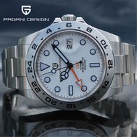 2026 PAGANI Design Nowe męskie zegarki automatyczne mechaniczne GMT 42mm Szafirowe szkiełko Stal nierdzewna Wodoodporny zegarek Reloj Hombre