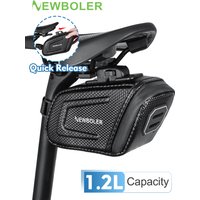 AliExpress NEWBOLER NEW Waterproof Bicycle Saddle Bag Quick Release MTB Road Bike Saddlebags Reflective Striped Bike Bag Bike Accessories
